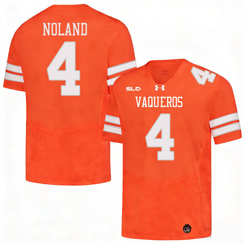 UT Rio Grande Valley Vaqueros #4 Xayvion Noland College Football Jerseys,Uniforms-Orange
